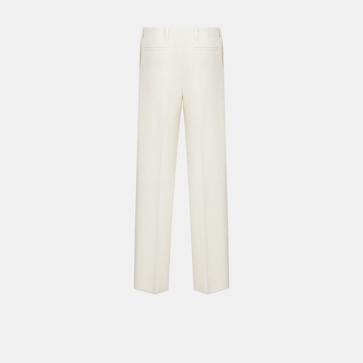 Dior o1w1db11024 Pleated Pants in Ecru Size US 36 / EU 52 - 2 Thumbnail