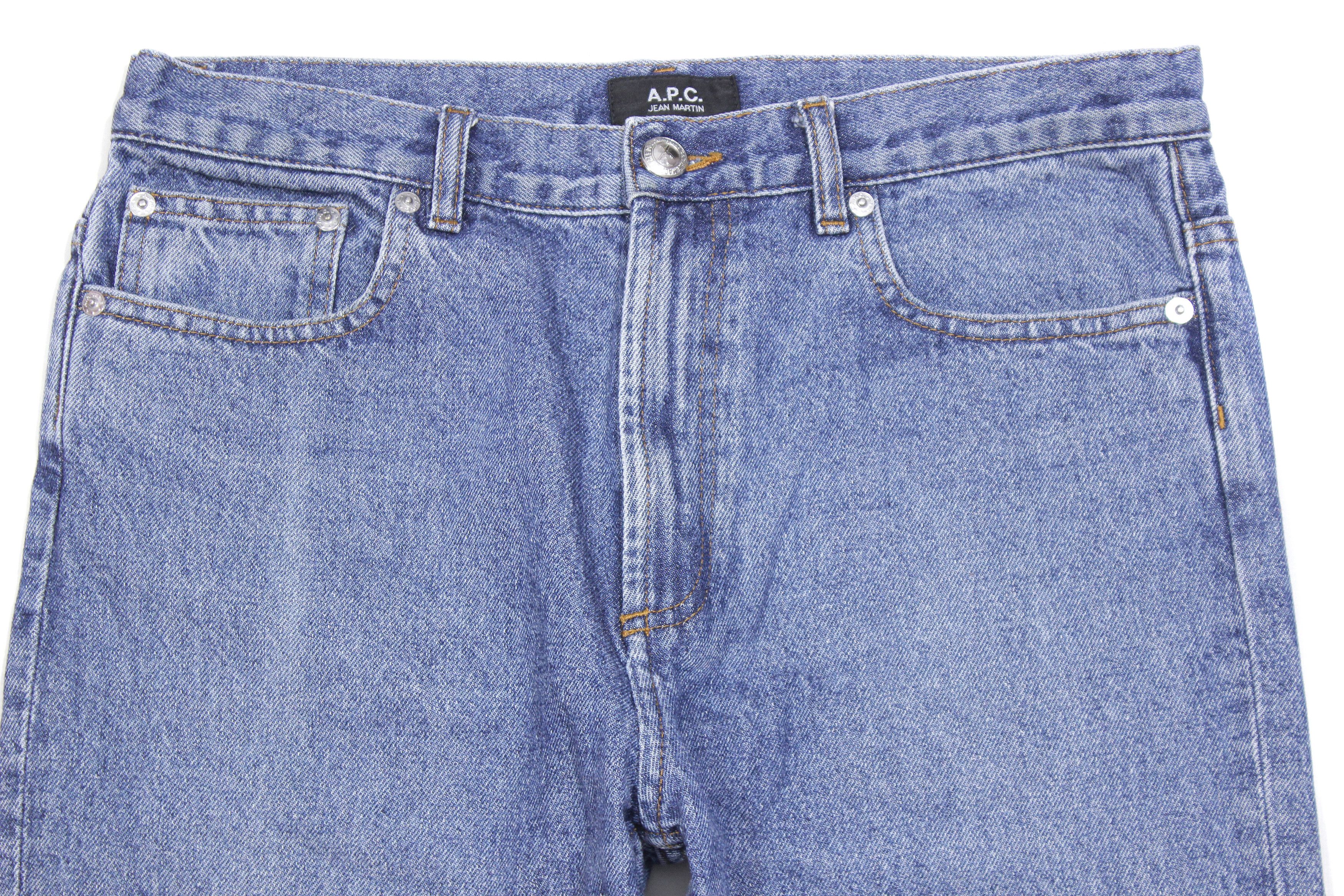 A.P.C. Martin Logo Jeans Size US 30 / EU 46 - 3 Thumbnail