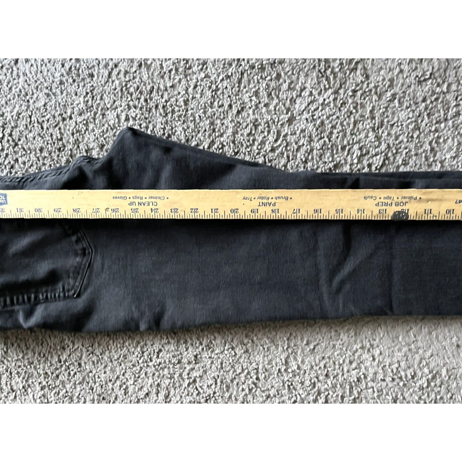 H&M H&M Womens High Rise Skinny Jeans 12 Black Solid Zip Up Size 34" / US 12 / IT 48 - 6 Thumbnail