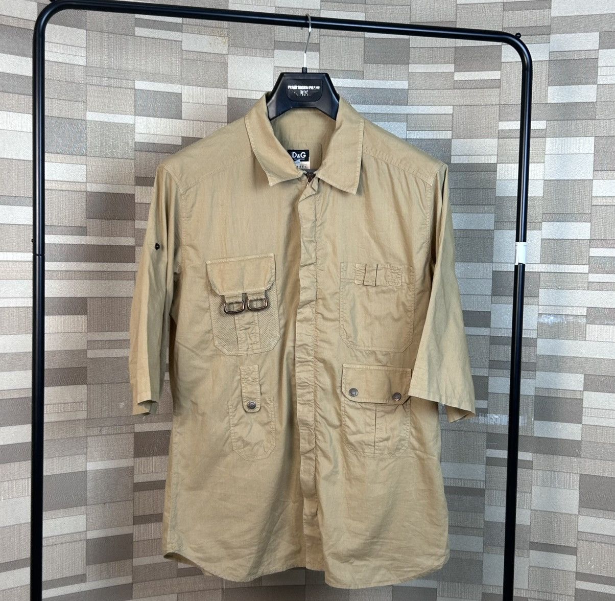 Dolce & Gabbana Rare Dolce & Gabbana Combat multipocket Shirt Size US XL / EU 56 / 4 - 2 Thumbnail