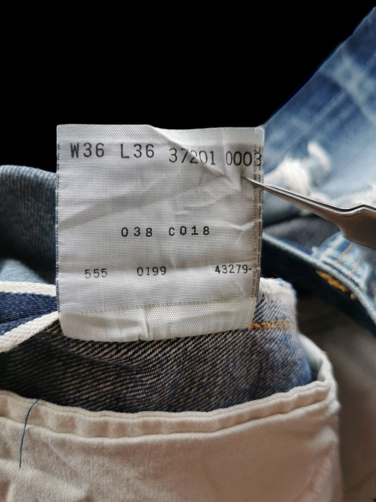 Levi's Levis 501 xxc Selvedge HystericGlamour Style (Size 33x41) Size US 34 / EU 50 - 11 Thumbnail