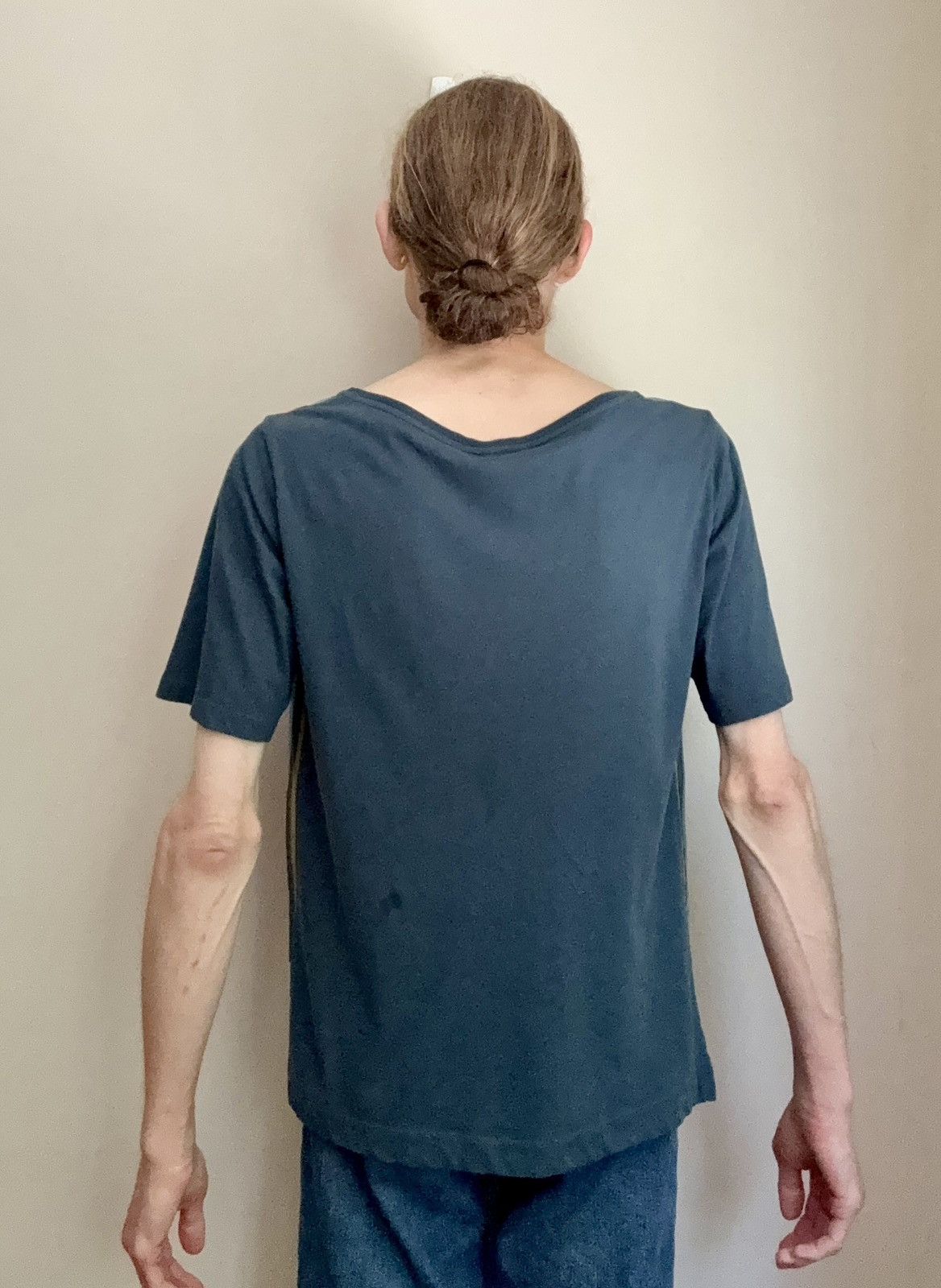 Dries Van Noten Dries Van Noten Vintage Silk Overlay Striped Tee Size US S / EU 44-46 / 1 - 7 Thumbnail