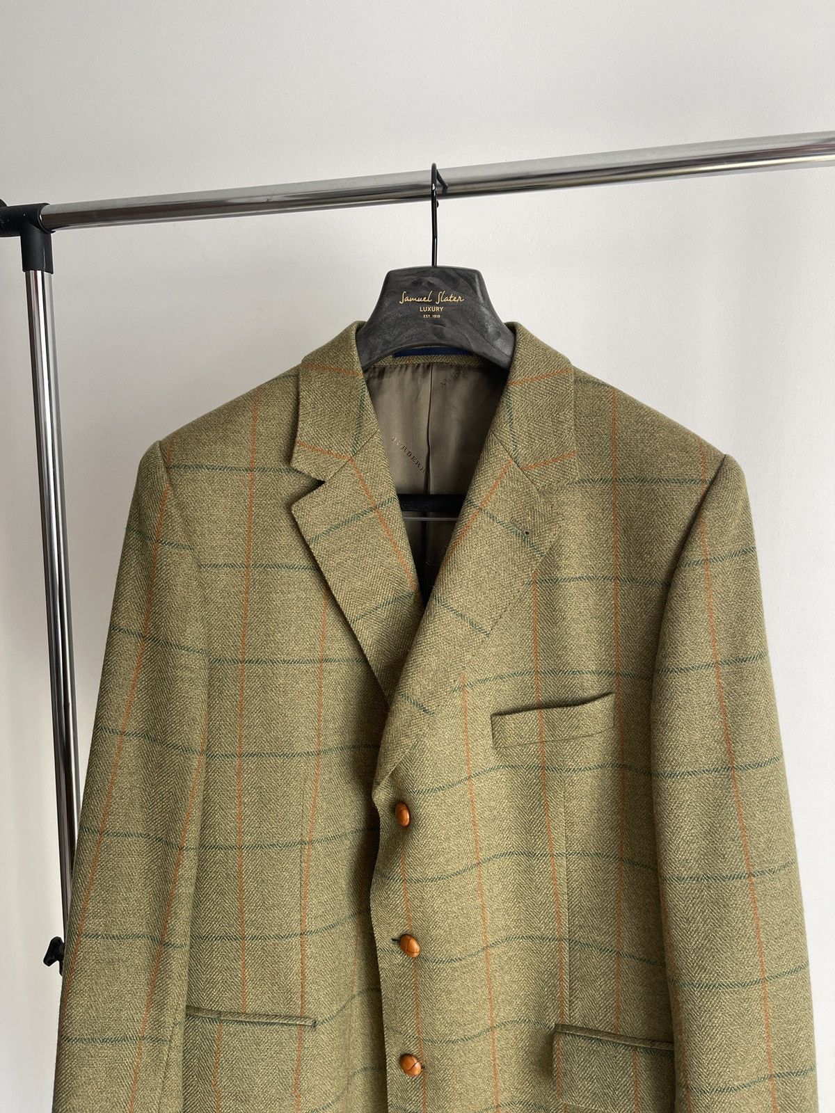 Burberry Vintage Burberry blazer classic jacket wool sport coat Size 48R - 3 Thumbnail