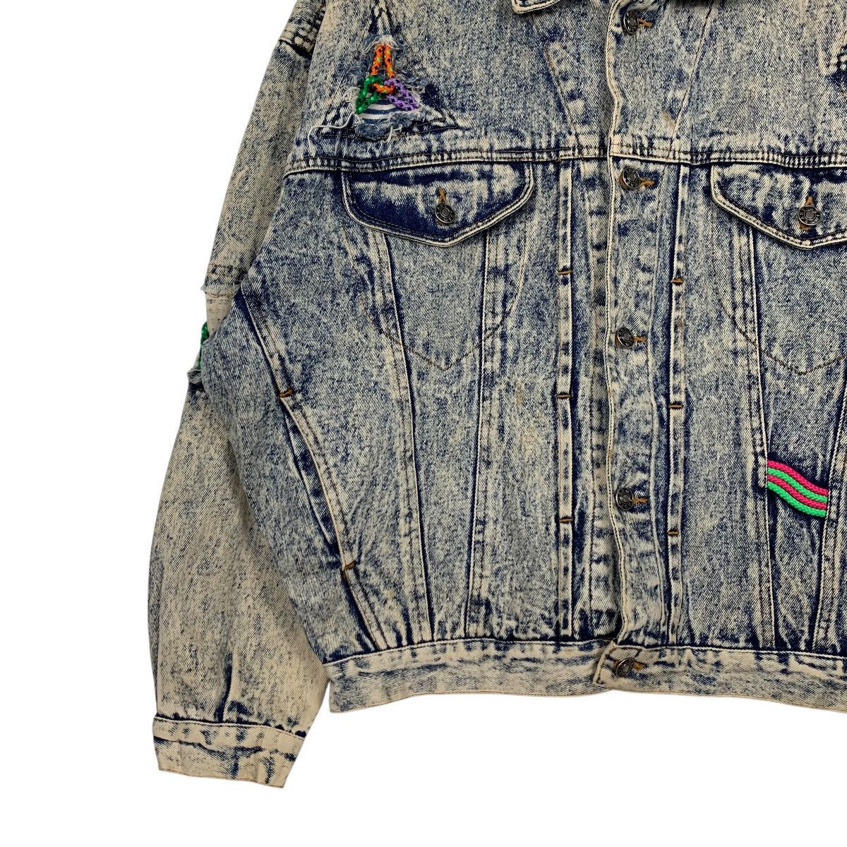 Japanese Brand EAST WEST by Panda Group Stone Wash Denim Jacket #2185-C97 Size US M / EU 48-50 / 2 - 3 Thumbnail