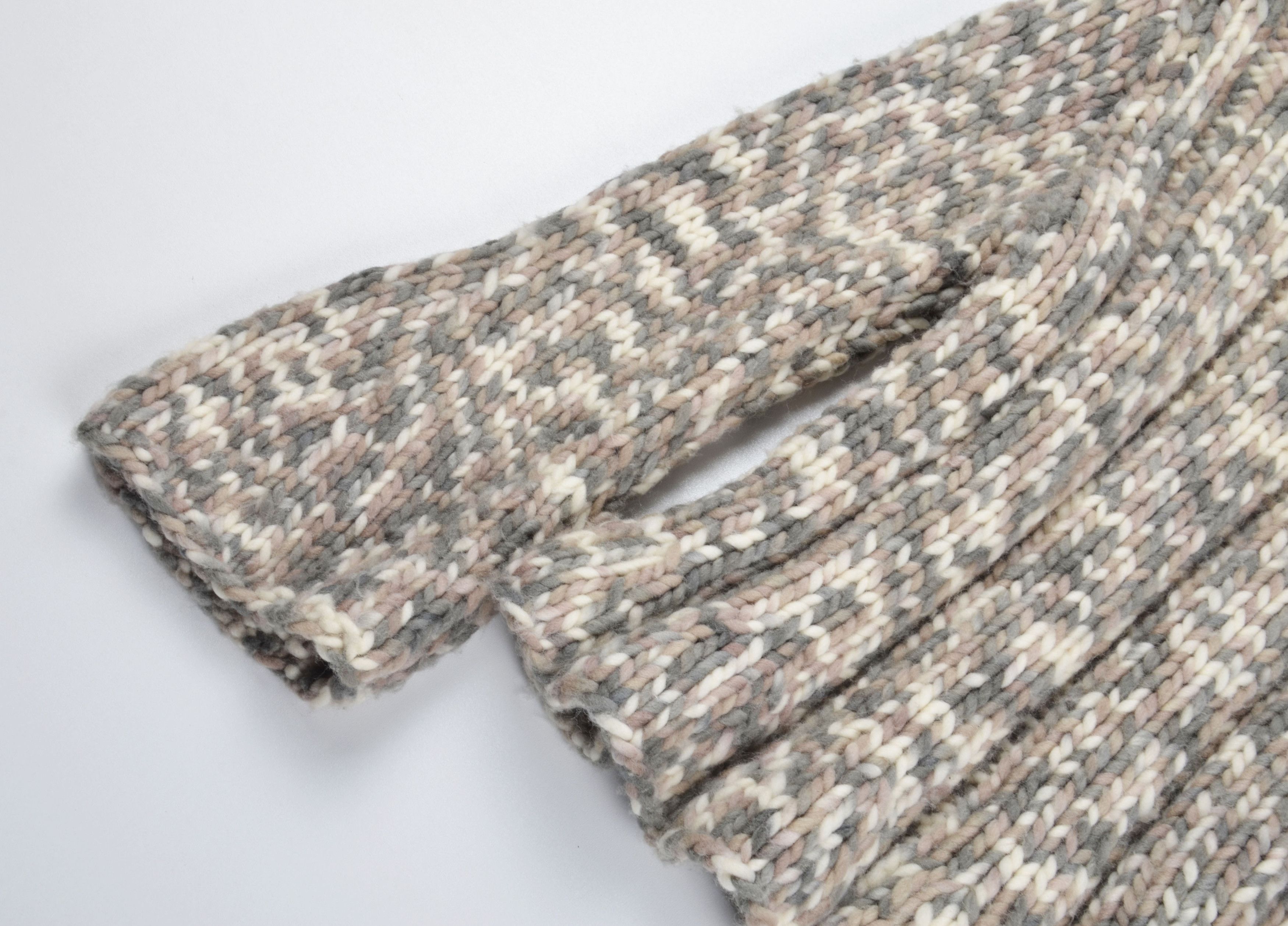 Other Vintage Y2K Chunky Knit Wool Blend Mock Neck Sweater Size S / US 4 / IT 40 - 6 Thumbnail