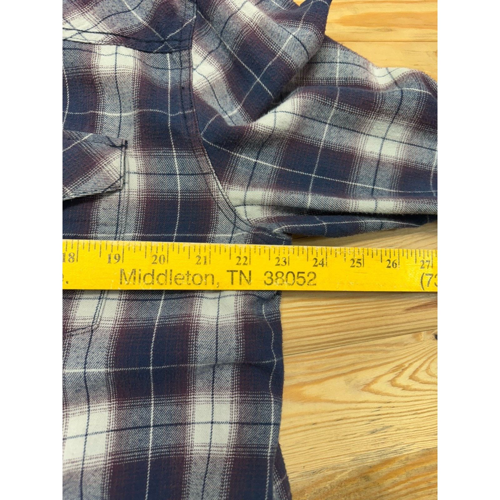 Cody James Cody James Long Sleeve Western Flannel Purple Plaid L Size US L / EU 52-54 / 3 - 5 Thumbnail