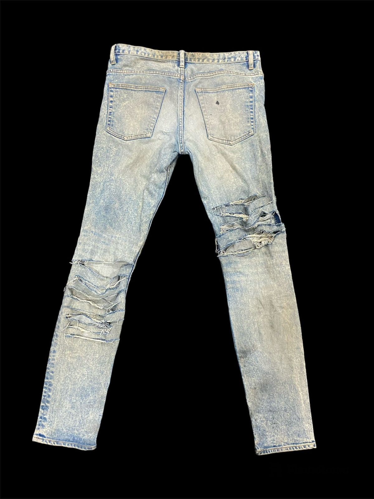Destroy Lonely × If Six Was Nine × Japanese Brand SUPER DESTROYED SKINNY PANTS MINEDENIM JAPAN BRAND Size US 33 - 4 Thumbnail