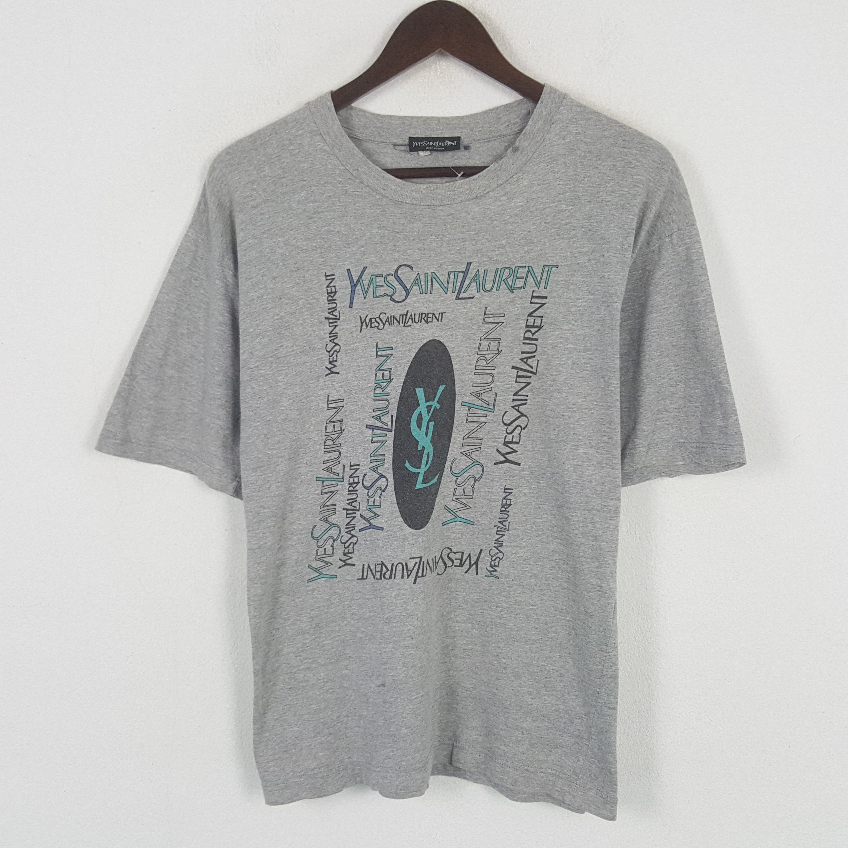 Vintage × Yves Saint Laurent Vintage Yves Saint Laurent Tshirt Size US M / EU 48-50 / 2 - 1 Thumbnail