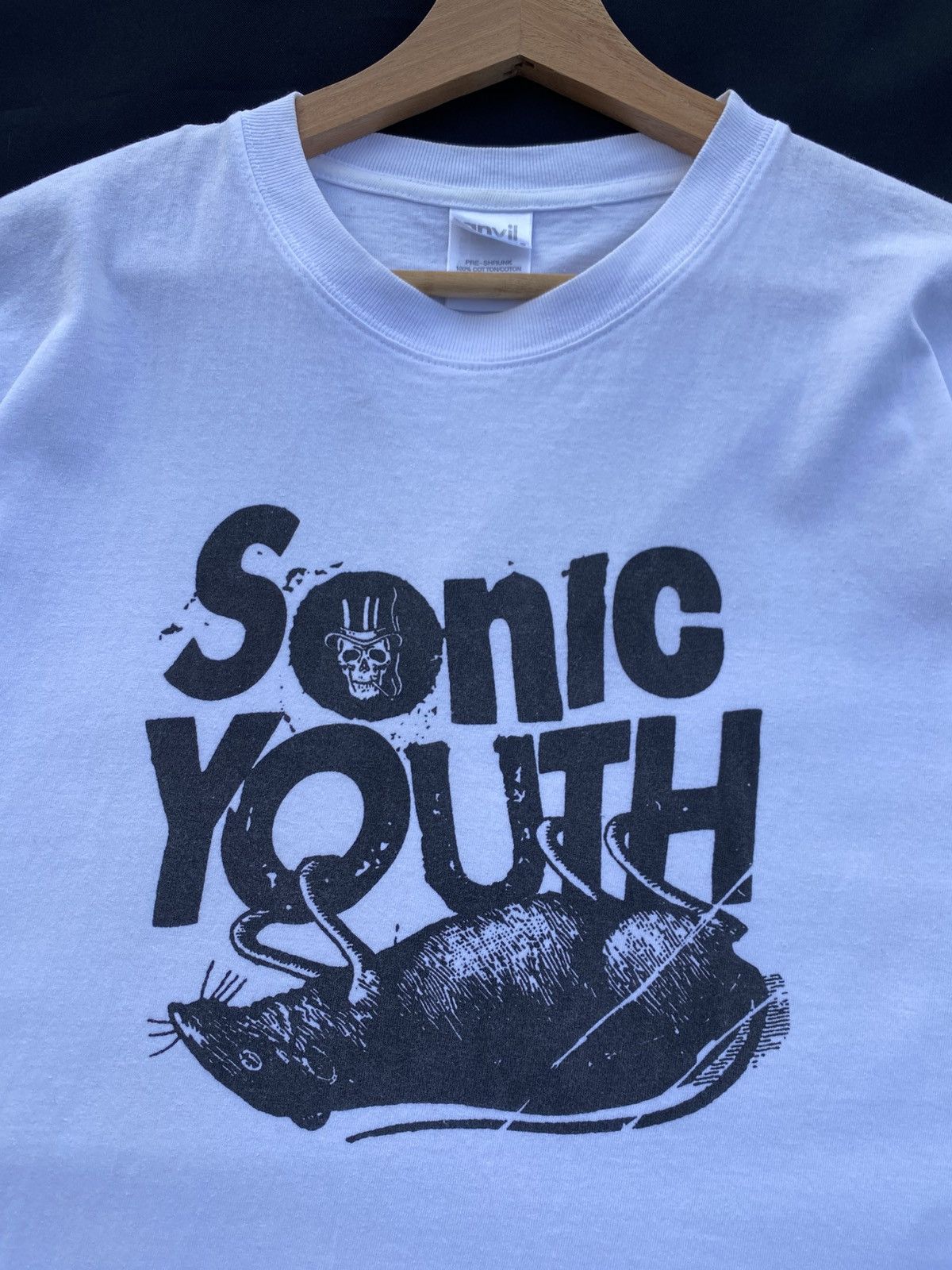 Band Tees Rare Vintage Sonic Youth "Rat" Band Tees Size US M / EU 48-50 / 2 - 9 Thumbnail