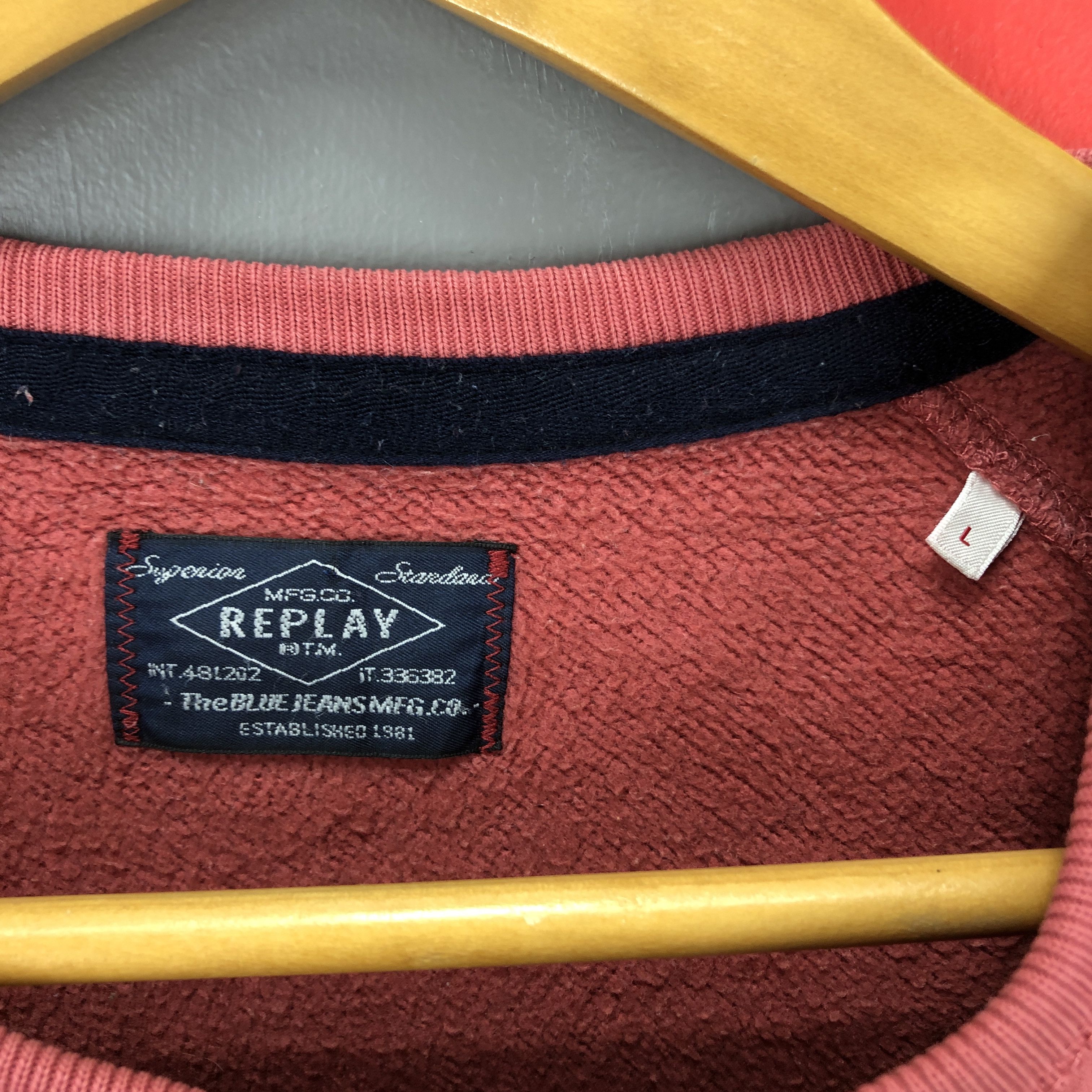 Replay REPLAY Crew Neck Sweatshirt #0925/AI Size US M / EU 48-50 / 2 - 8 Thumbnail
