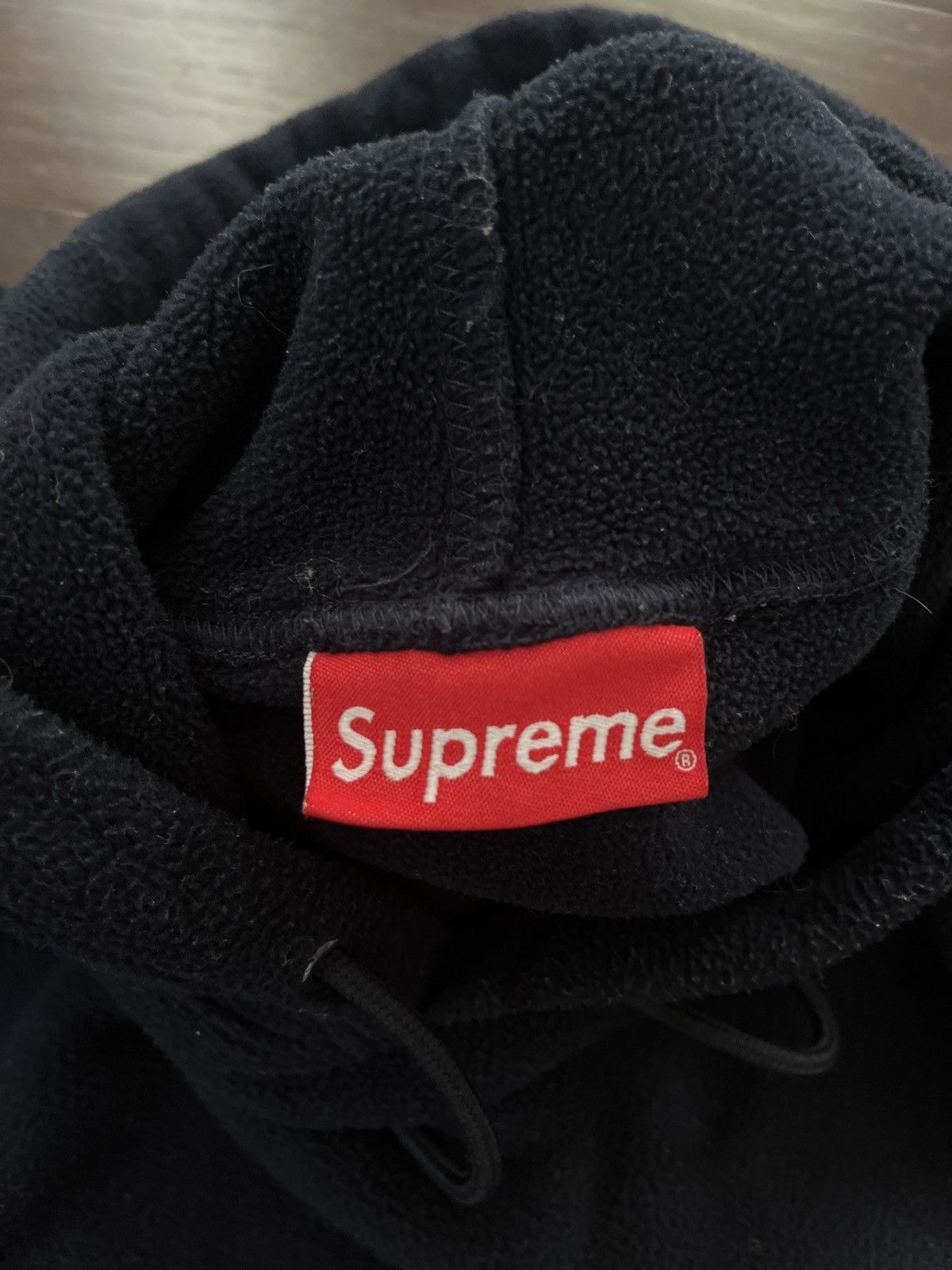 Supreme Supreme Polartec Small Box Logo Hooded Sweatshirt M Navy Size US M / EU 48-50 / 2 - 3 Thumbnail