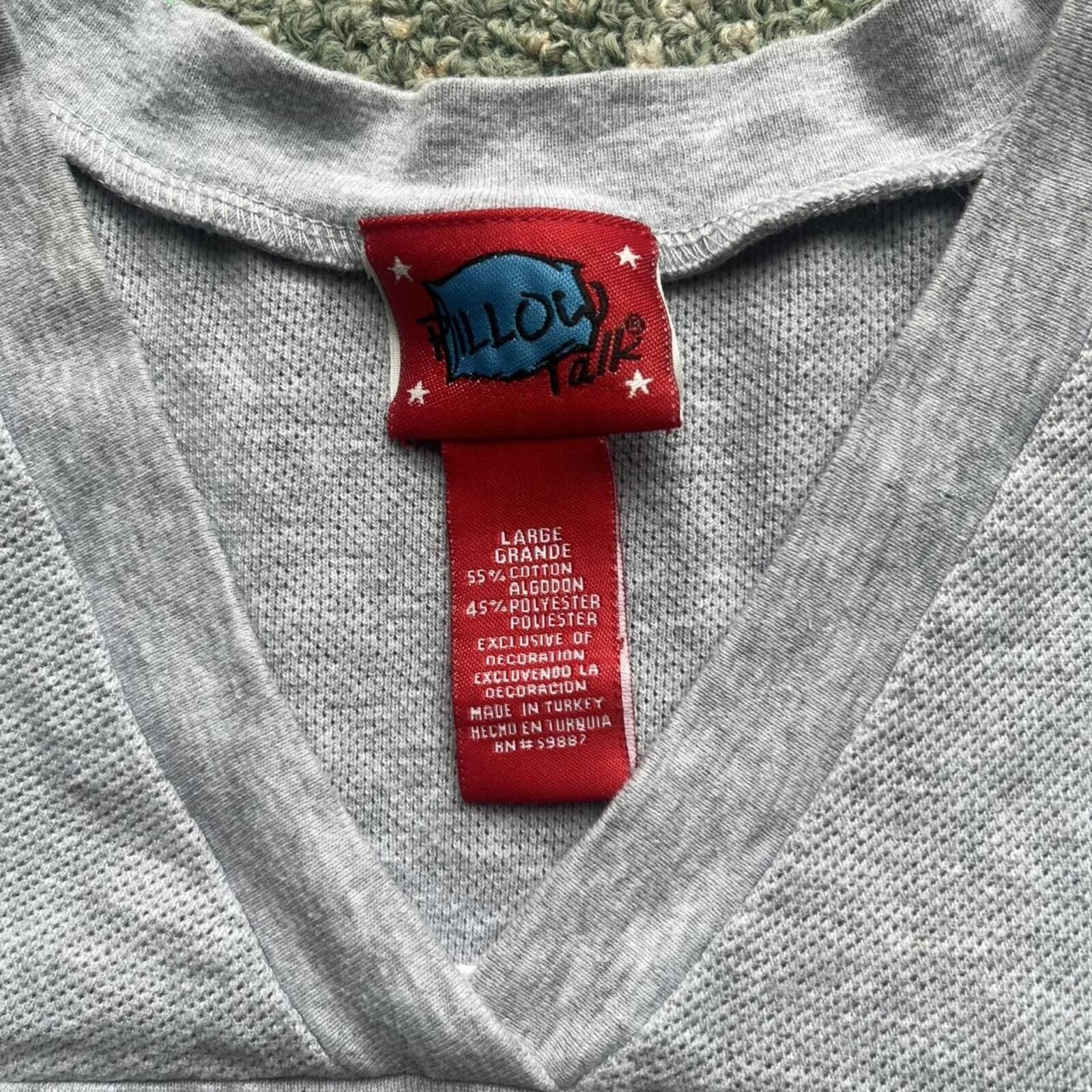 Other Willow Talk Gray Boy Magnet Graphic V-Neck T-Shirt Large Size US L / EU 52-54 / 3 - 3 Thumbnail