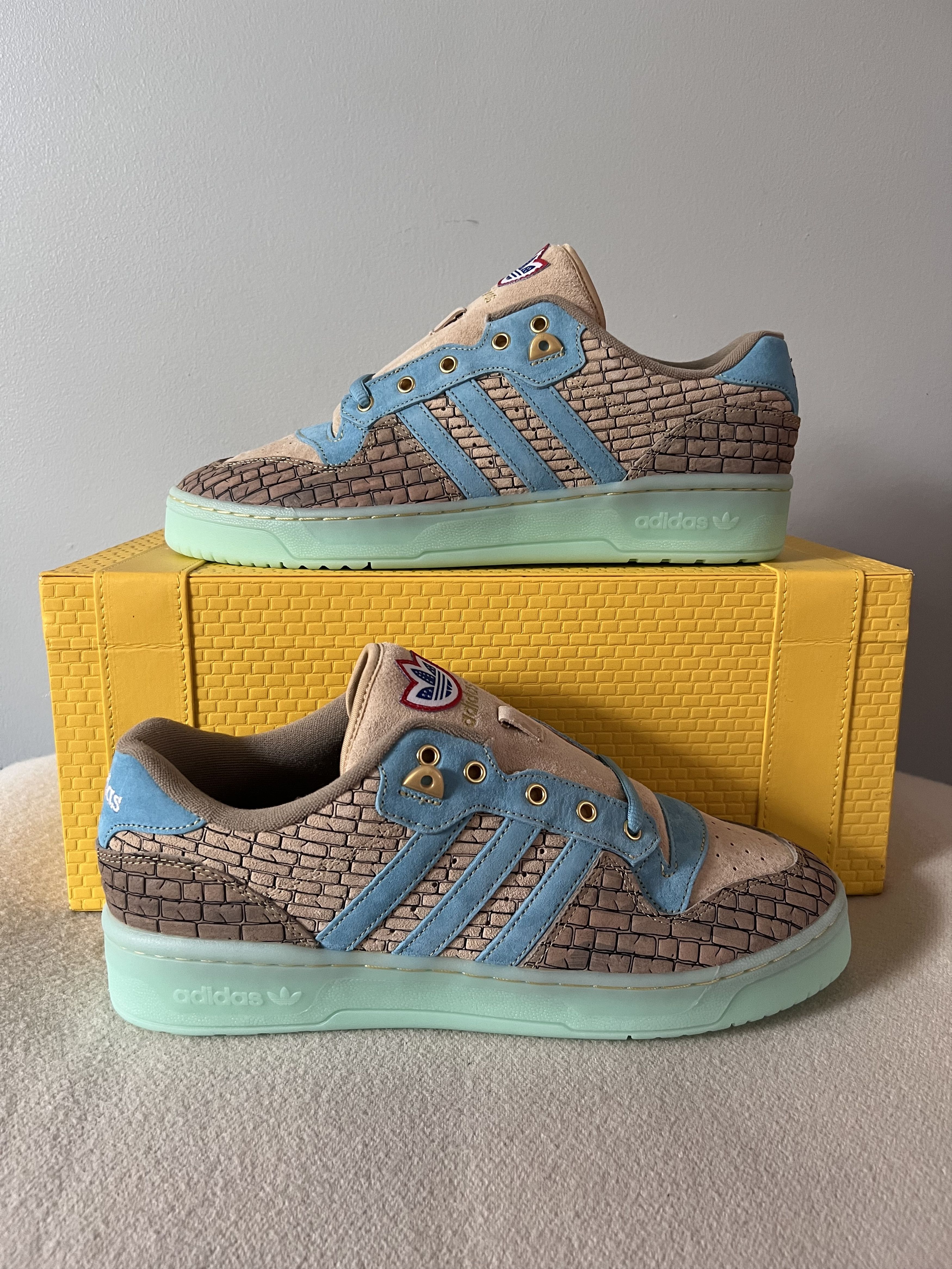 Adidas Unheardof Adidas Rivalry Low Building Bridges Yellow Box Size US 12 / EU 45 - 2 Thumbnail
