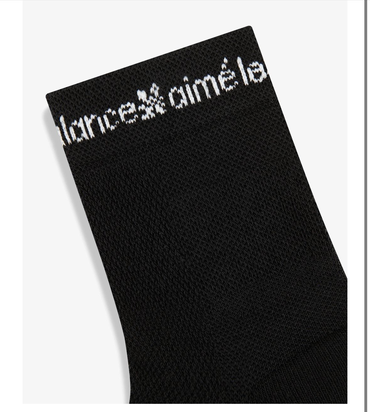 Aime Leon Dore × New Balance ALD / New Balance RC56 Performance Ankle Sock in Jet Black Size ONE SIZE - 3 Thumbnail