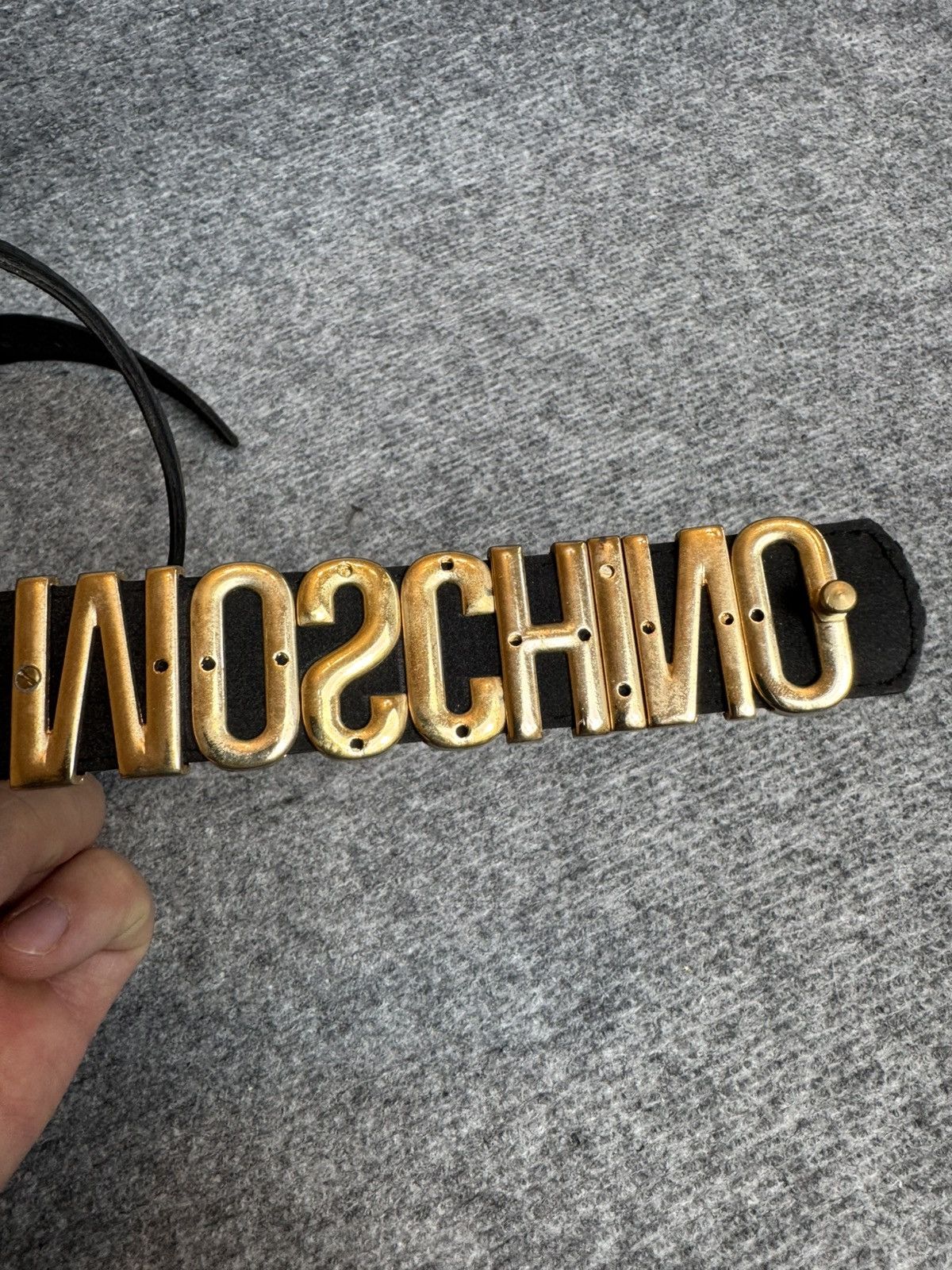 Moschino Leather belts Moschino Italian designer Size ONE SIZE - 2 Thumbnail