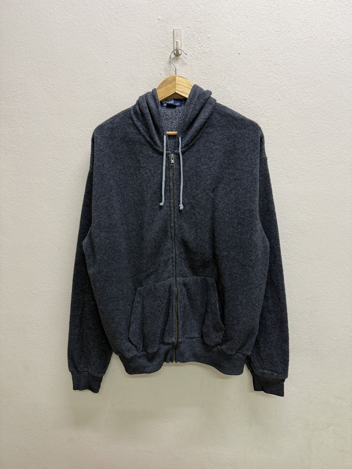 Polo Ralph Lauren Vintage Polo by Ralph Lauren Small Pony Fleece Sweater Hodie Size US XL / EU 56 / 4 - 19 Thumbnail
