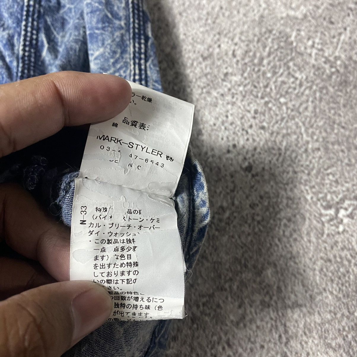Bleach × Japanese Brand × Vintage Vintage Western Denim Button Up Murua Acid Wash Size US L / EU 52-54 / 3 - 5 Thumbnail