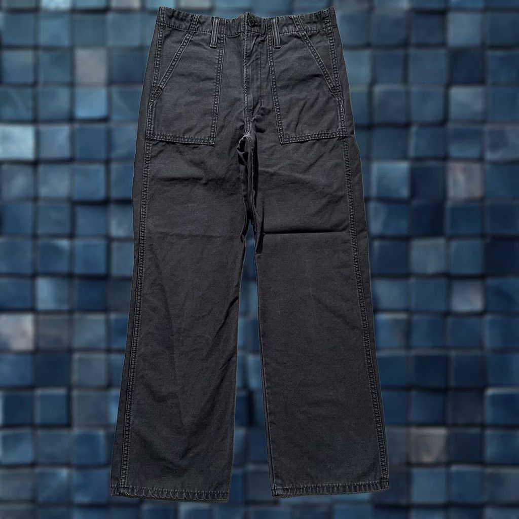 Levi's Levi's Premium Ribcage Straight Pants Womens 29 Black Utility Pocket Size 29" - 1 Thumbnail