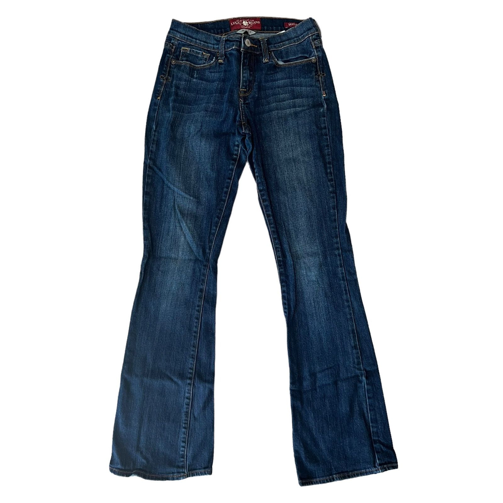Lucky Brand Lucky Brand Sofia Dark Rinse Boot Cut Jeans Size 4 27 Size 27" / US 4 / IT 40 - 4 Thumbnail
