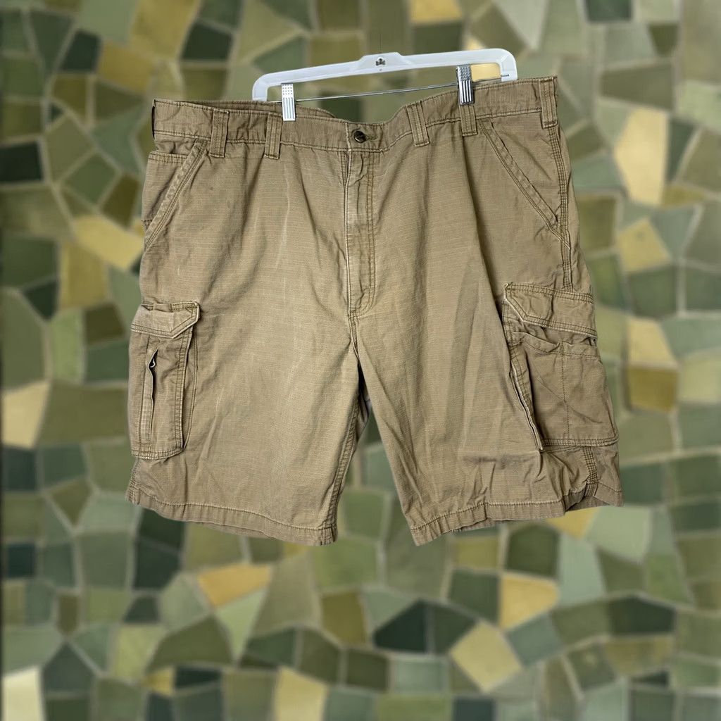 Carhartt Carhartt Shorts Mens 46 Beige Force Relaxed Fit Ripstop Cargo Pockets Workwear Size US 30 / EU 46 - 1 Thumbnail