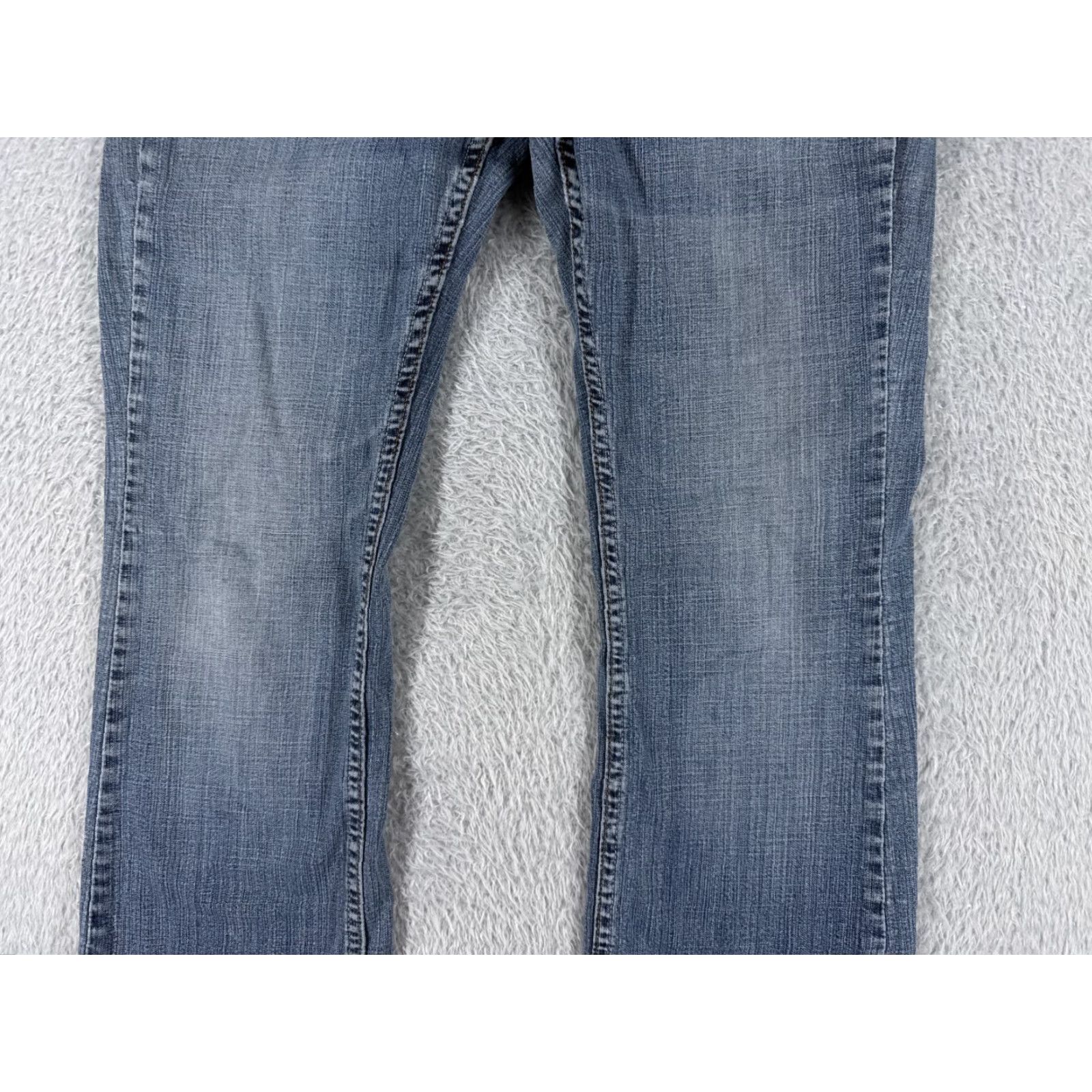 Lee Lee Women's Blue Denim Bootcut Pants 10P Regular Fit Low Rise Stretch Casual Jeans Size 32" / US 10 / IT 46 - 3 Thumbnail