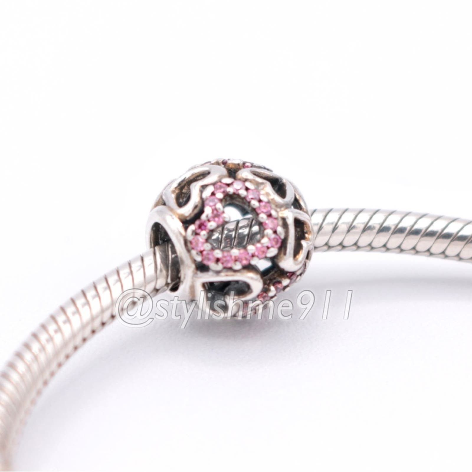 pandora Authentic PANDORA Falling in Love Charm - 791424CZS Size ONE SIZE - 4 Thumbnail