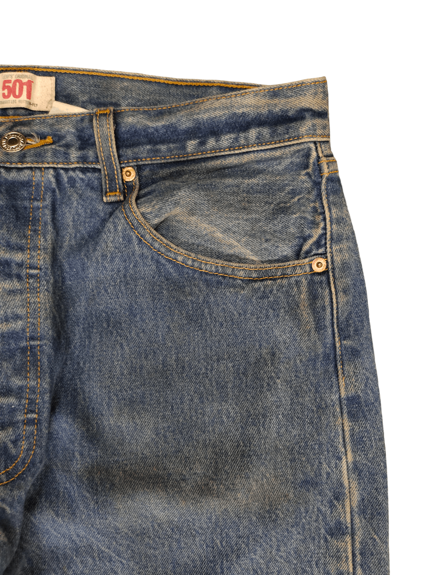 Levi's Vintage Levi's Lot 501 Sand Wash Denim Jeans Size US 33 - 3 Thumbnail