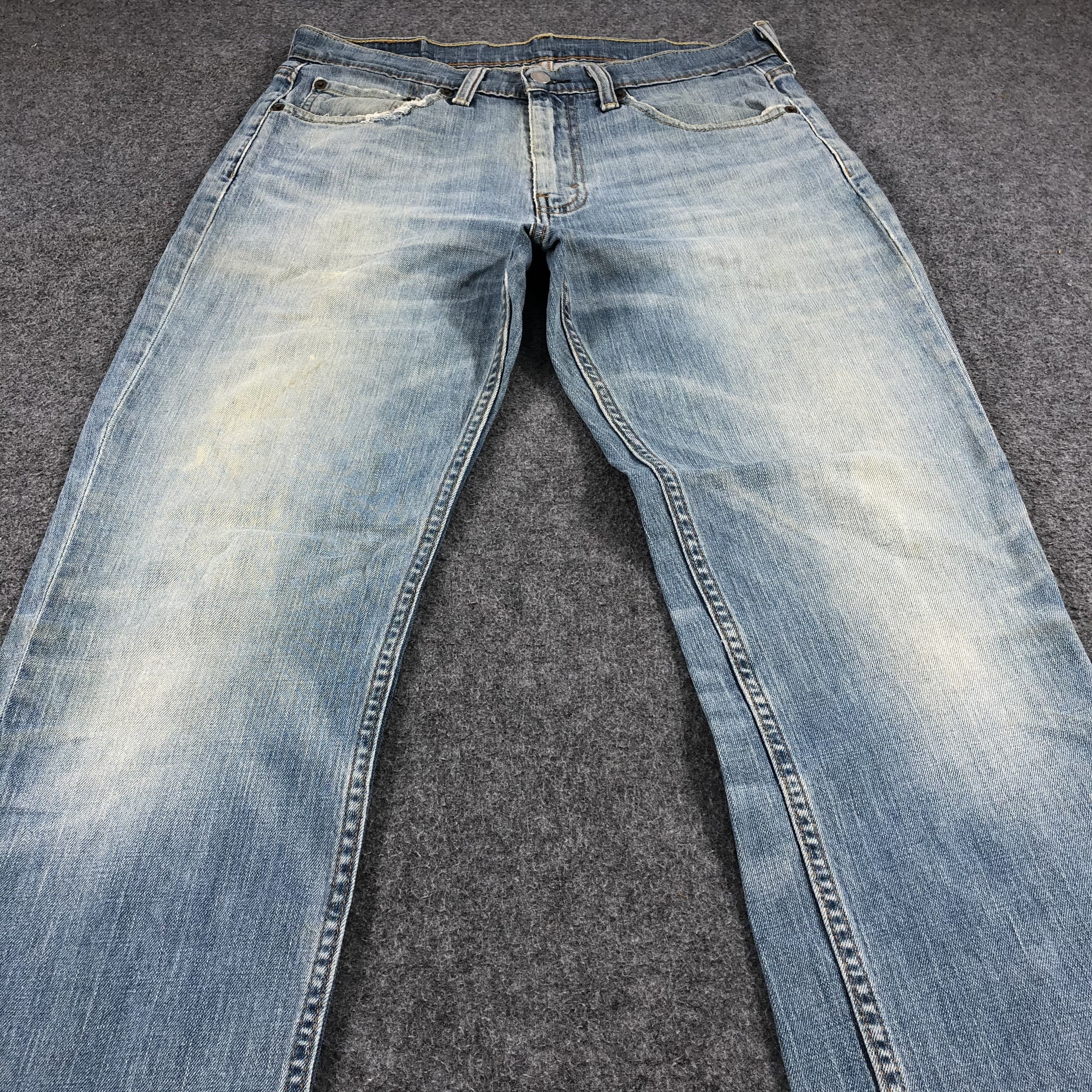 Levi's Vintage Levis Jeans Lot 514 Stone Wash Denim-J1053 Size US 33 - 3 Thumbnail