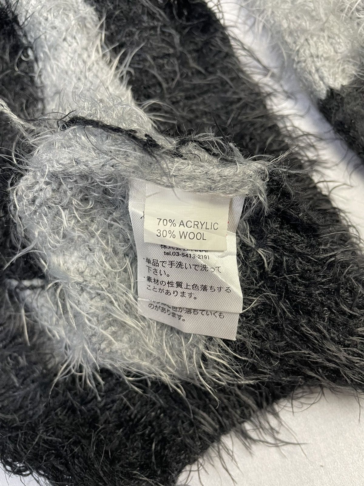 Japanese Brand 2000s Anap Grunge Distressed Fuzzy Sweater Size US M / EU 48-50 / 2 - 12 Thumbnail