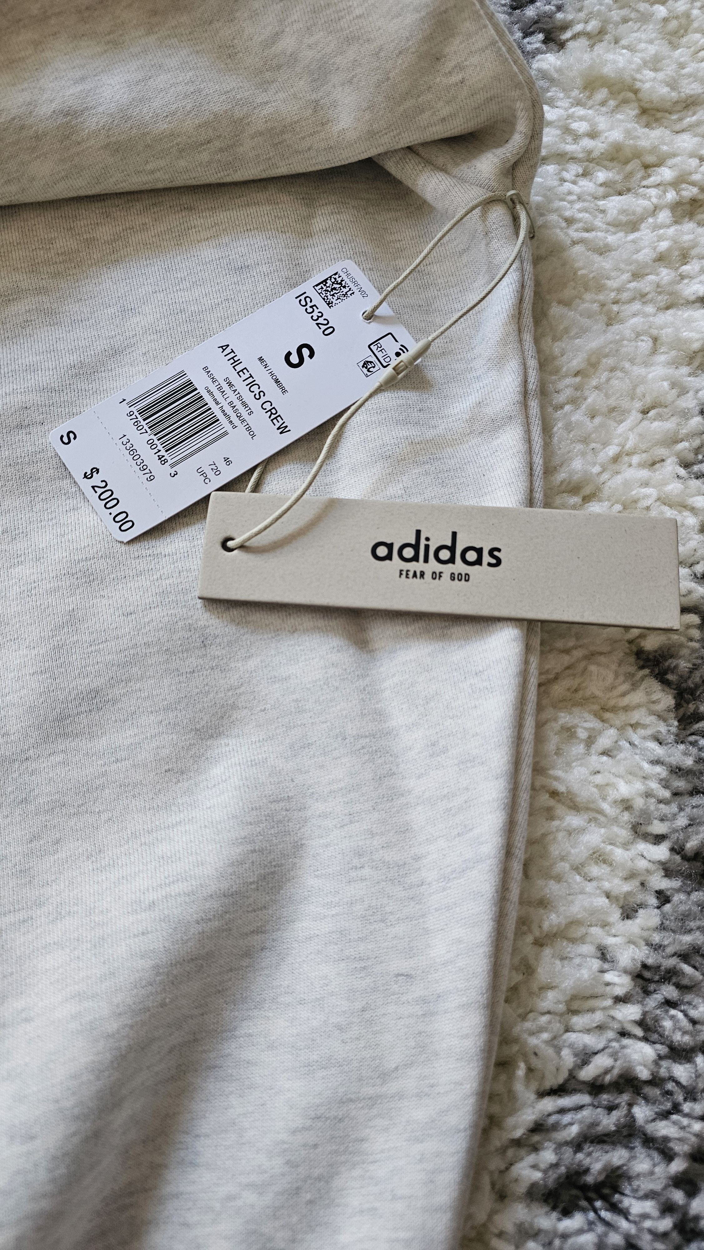 Adidas × Fear of God Adidas Fear of God Crewneck Size US S / EU 44-46 / 1 - 3 Thumbnail