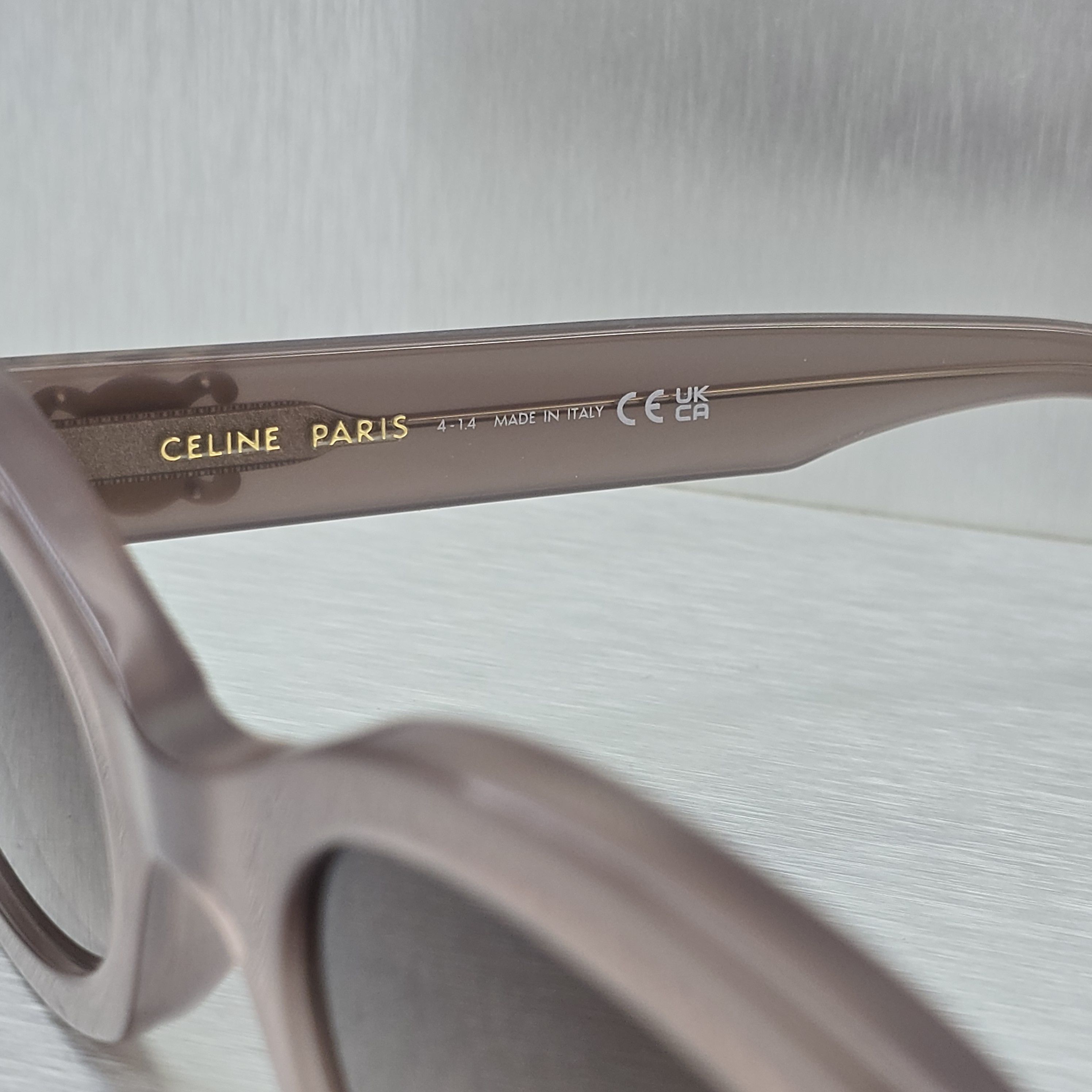 Celine CELINE Triomphe 01 Sunglasses In Acetate BROWN CRYSTAL Size ONE SIZE - 7 Thumbnail