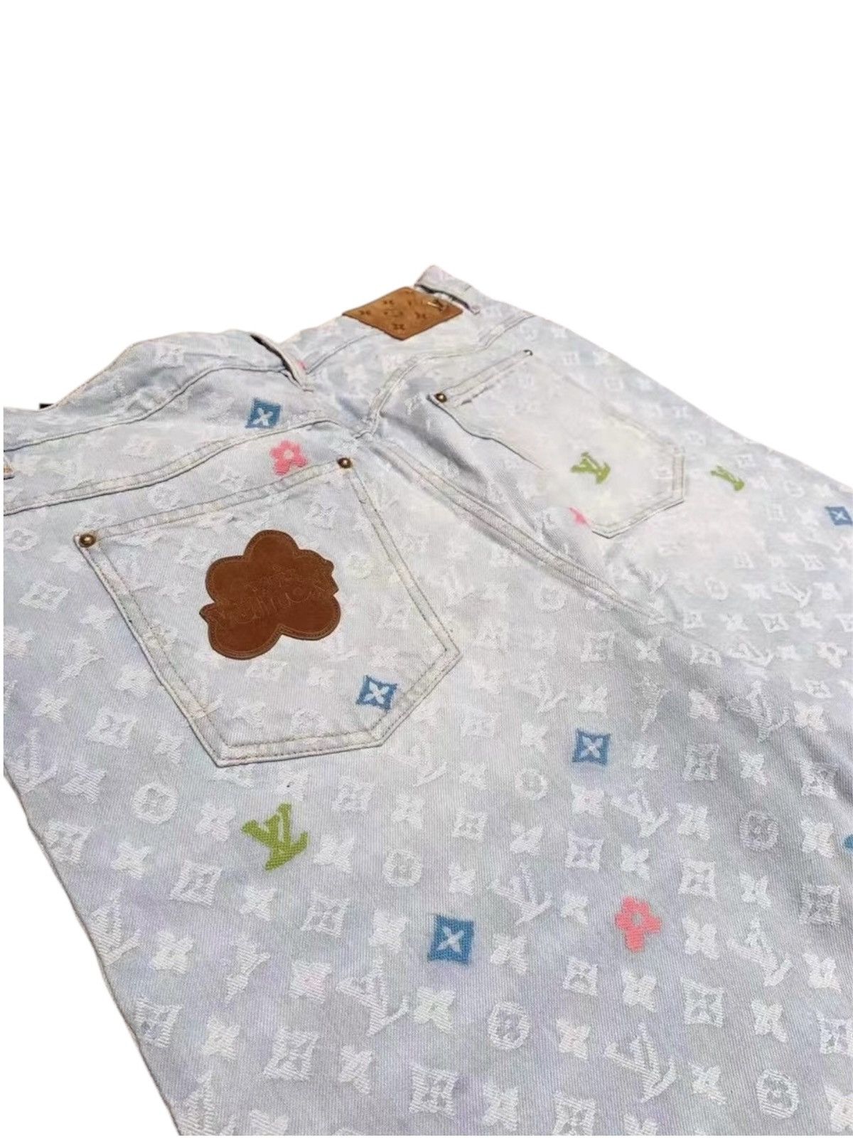 Louis Vuitton × Tyler The Creator Louis Vuitton X Tyler the Creator 34 Craggy Denim Jeans Size US 34 / EU 50 - 3 Thumbnail