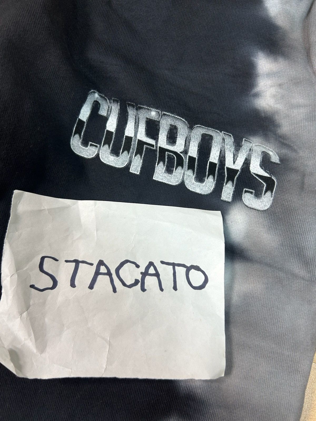 Rap Tees × Vintage CUFBOYS Tie Dye Sweatpants Black Size US 32 / EU 48 - 4 Thumbnail