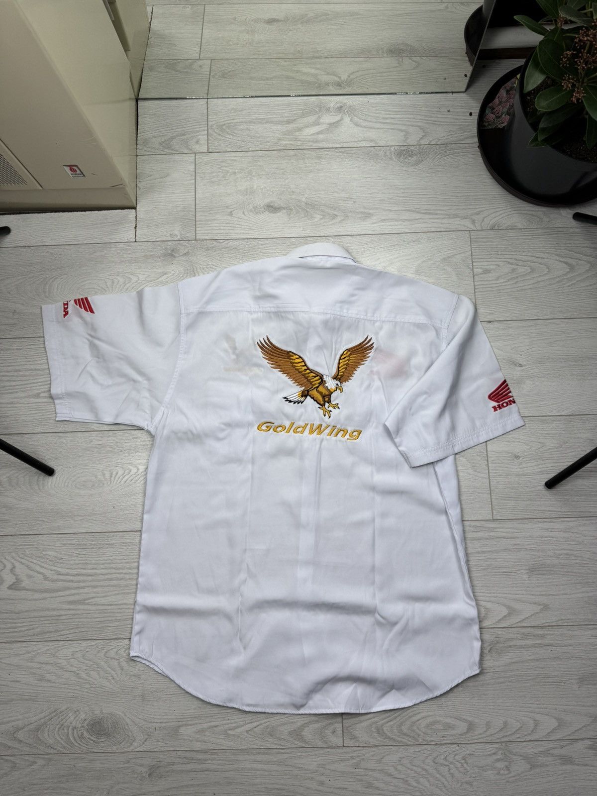 Honda × Vintage Vintage Honda Racing Woody Woodpecker Gold Wing Shirt Size US XXL / EU 58 / 5 - 5 Thumbnail