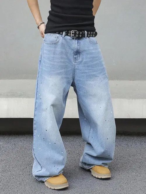 Japanese Brand × Vintage DRIP BAGGY vintage Y2K denim jeans pants Size US 31 - 3 Thumbnail