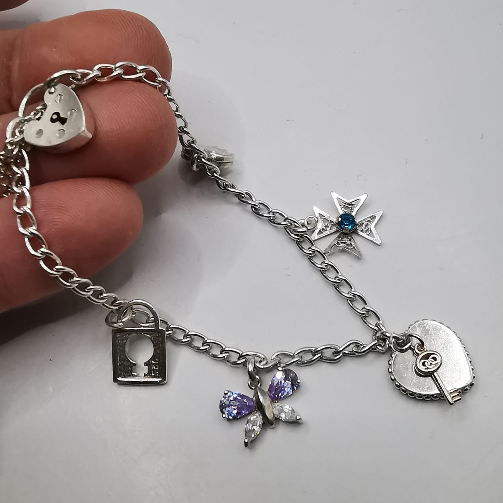 Vintage Vintage Bracelet Jewelry,925 Sterling Silver seal,11,82g Size ONE SIZE - 5 Thumbnail