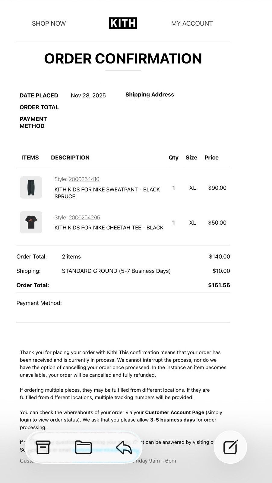 Kith × Nike Kith x Nike Kids Sweats Size US 28 / EU 44 - 7 Thumbnail