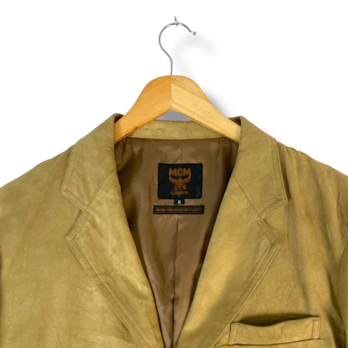 MCM MCM MODE CREATION MUNCHEN SUEDE BLAZER JACKET Size US M / EU 48-50 / 2 - 4 Thumbnail