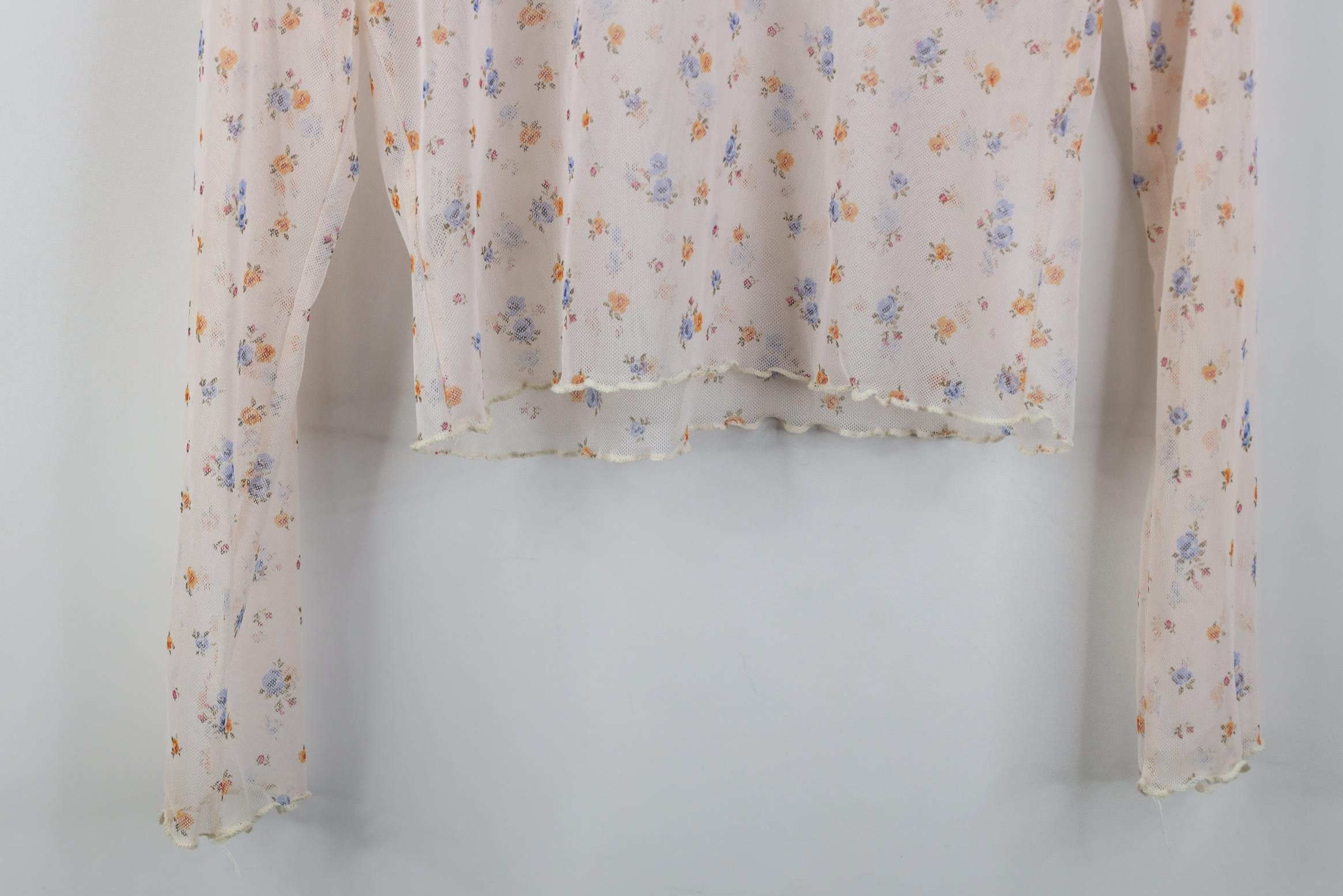 Vintage Vintage Y2K Babydoll Fairy Mesh Long Sleeve T-Shirt USA Size L / US 10 / IT 46 - 10 Thumbnail