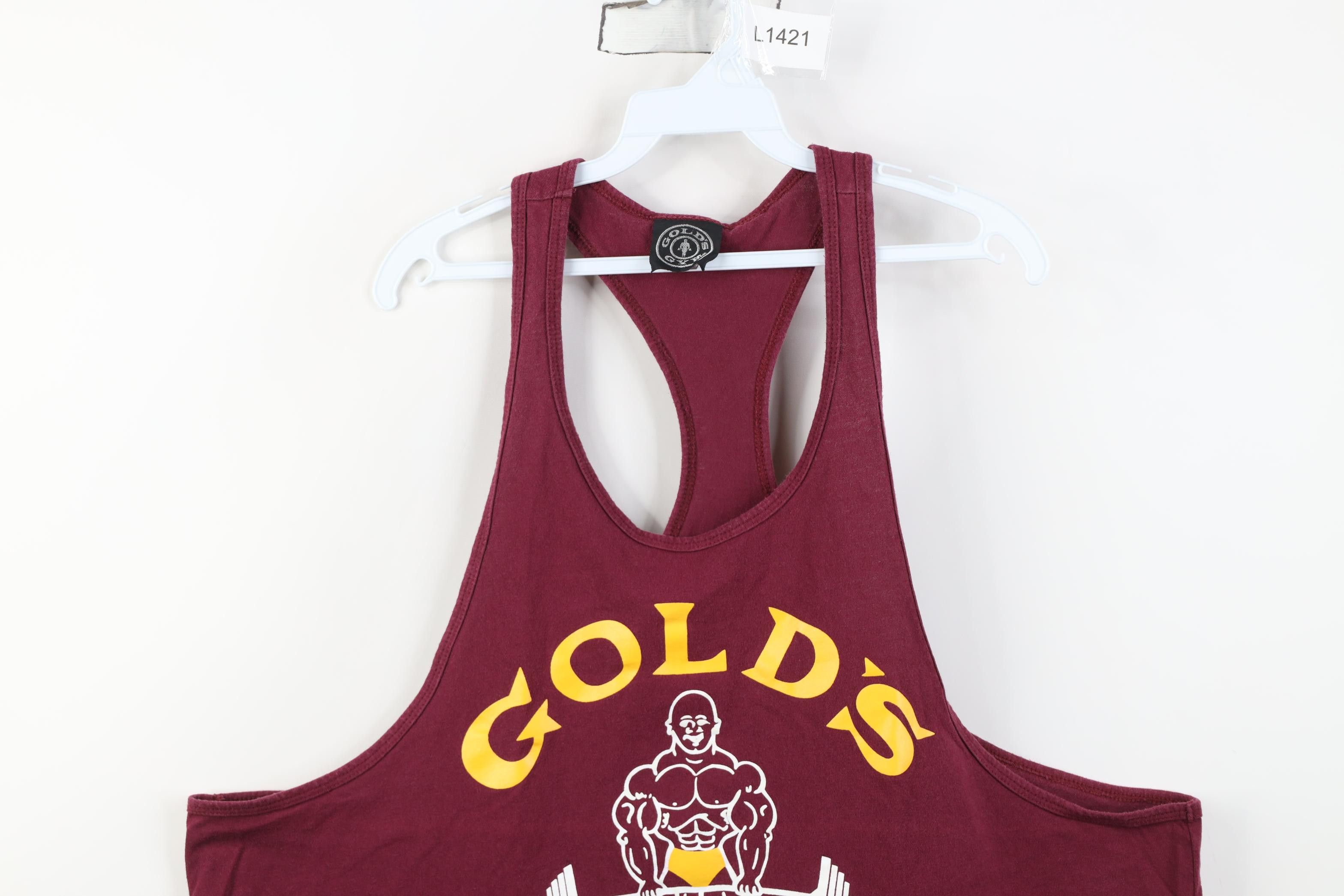 Vintage Vintage 90s Y2K Golds Gym Bodybuilding Gym Tank Top T-Shirt Size US XXL / EU 58 / 5 - 2 Thumbnail