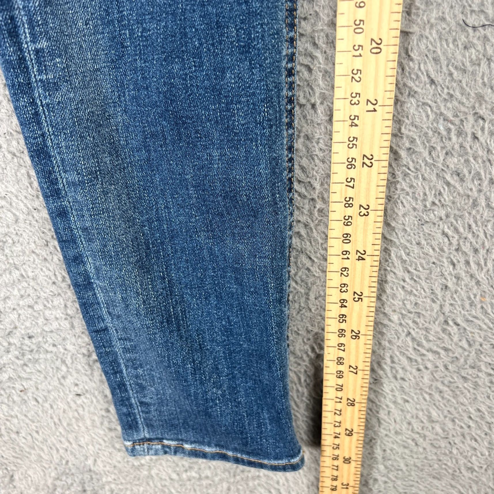 Rag & Bone RAG & BONE Womens 29 High Rise Skinny Stretch Jeans Medium Wash Blue Denim Size 29" - 2 Thumbnail
