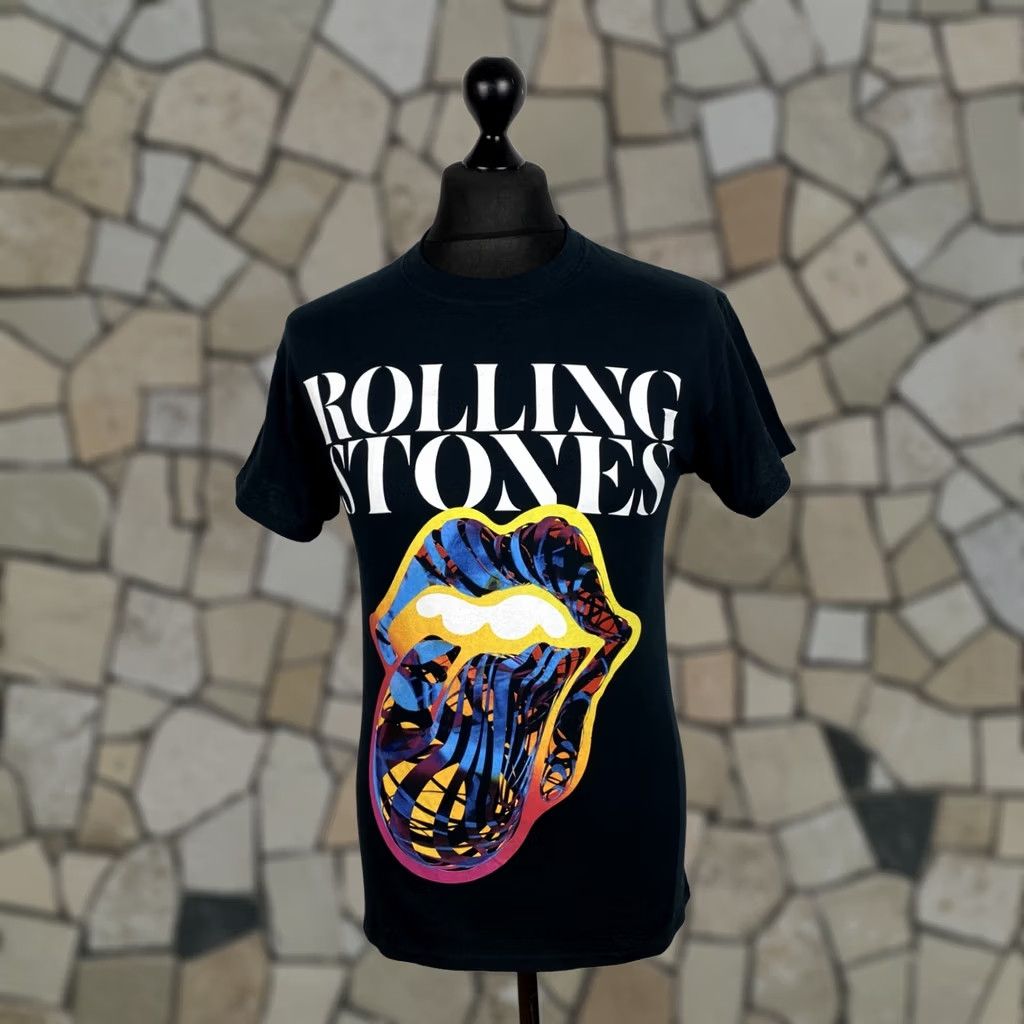 Vintage Rolling Stones 2022 Eurorean tour band tee Shirt Mens S Black Size US S / EU 44-46 / 1 - 1 Thumbnail