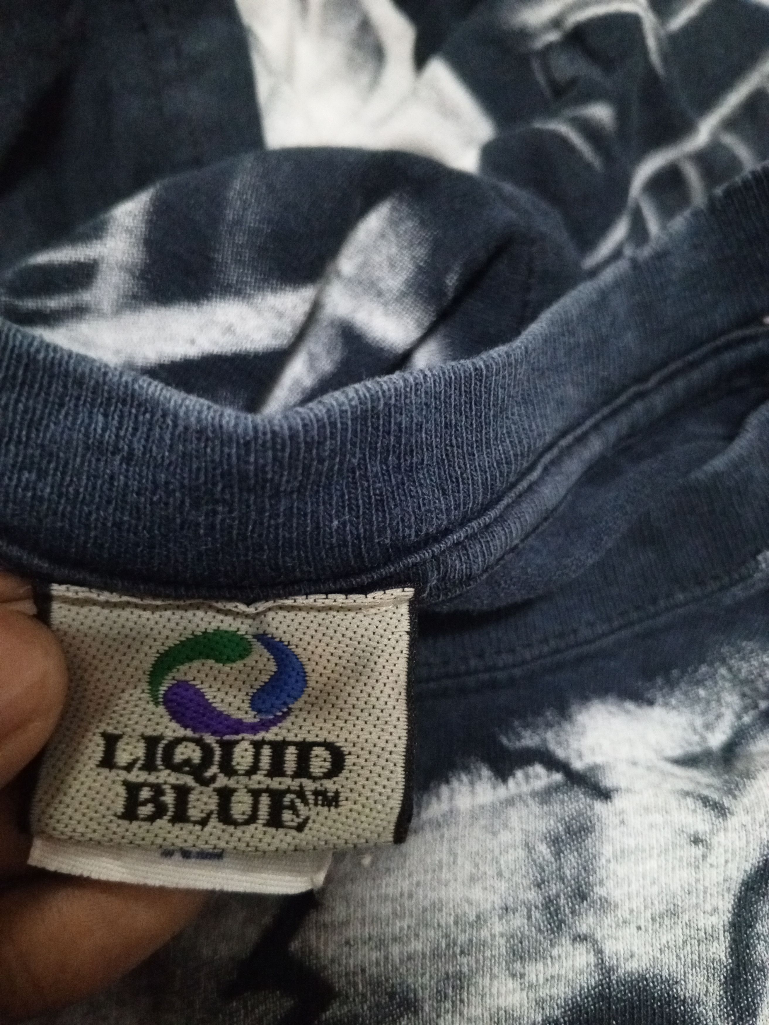 Liquid Blue Y2K VINTAGE 2000 OVP PRINT LIQUID BLUE Size US XL / EU 56 / 4 - 11 Thumbnail