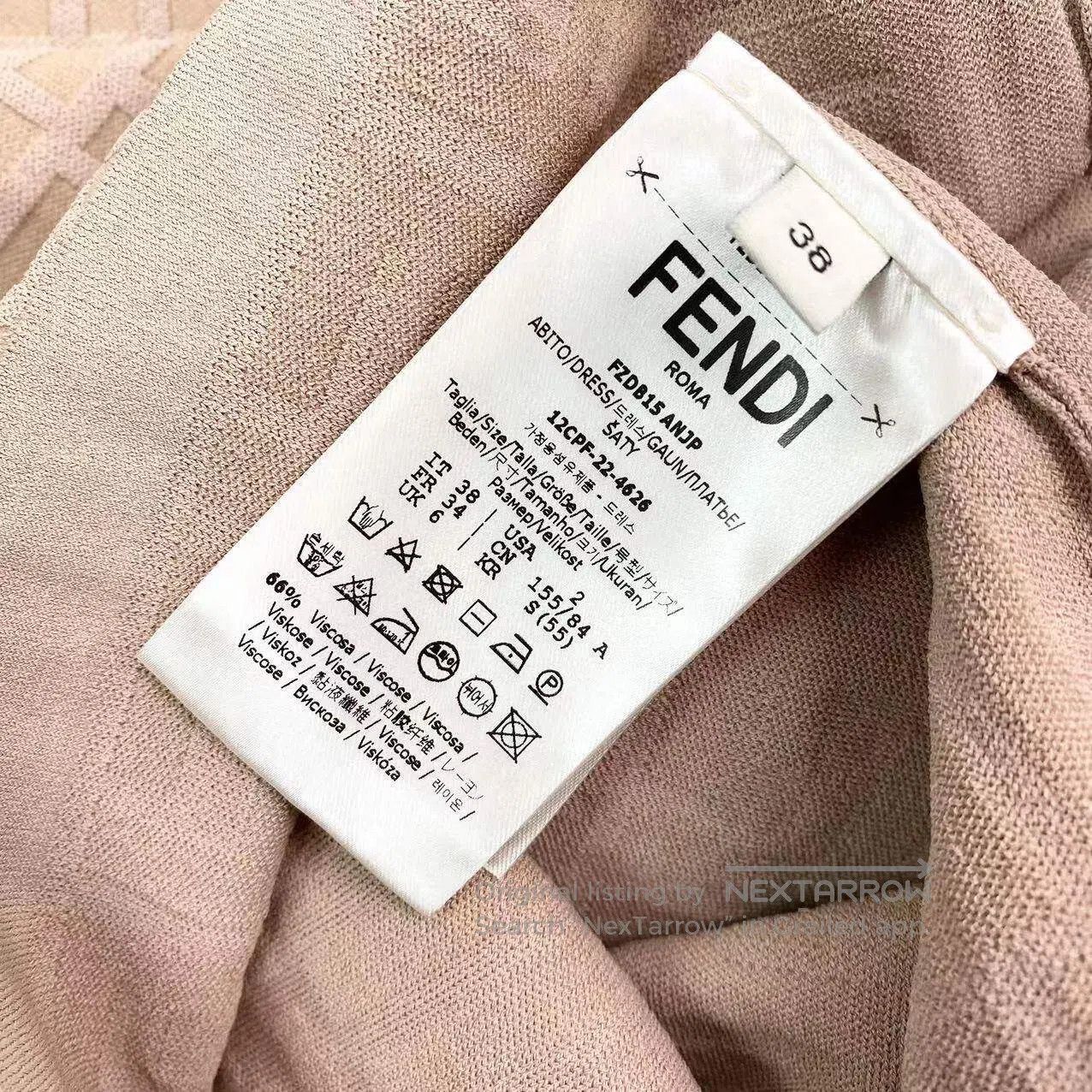 Fendi Fendi Full of printed old flower dresses| Size XS / US 0-2 / IT 36-38 - 5 Thumbnail