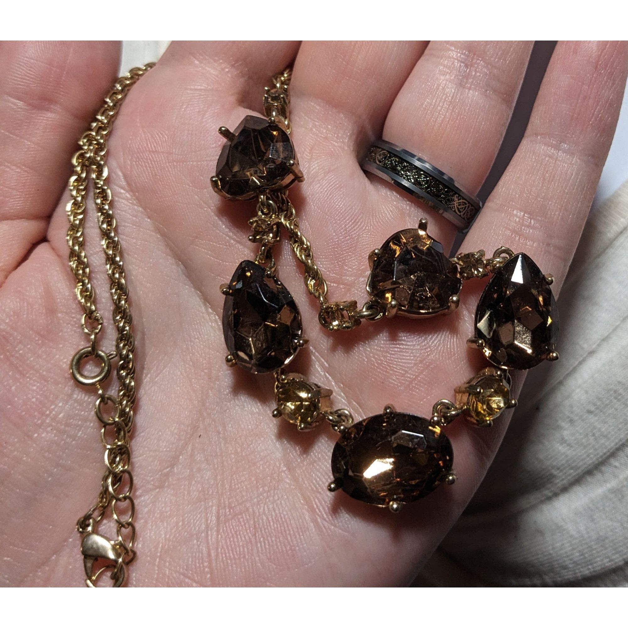 Other Elegant Brown Glass Necklace Size ONE SIZE - 11 Thumbnail