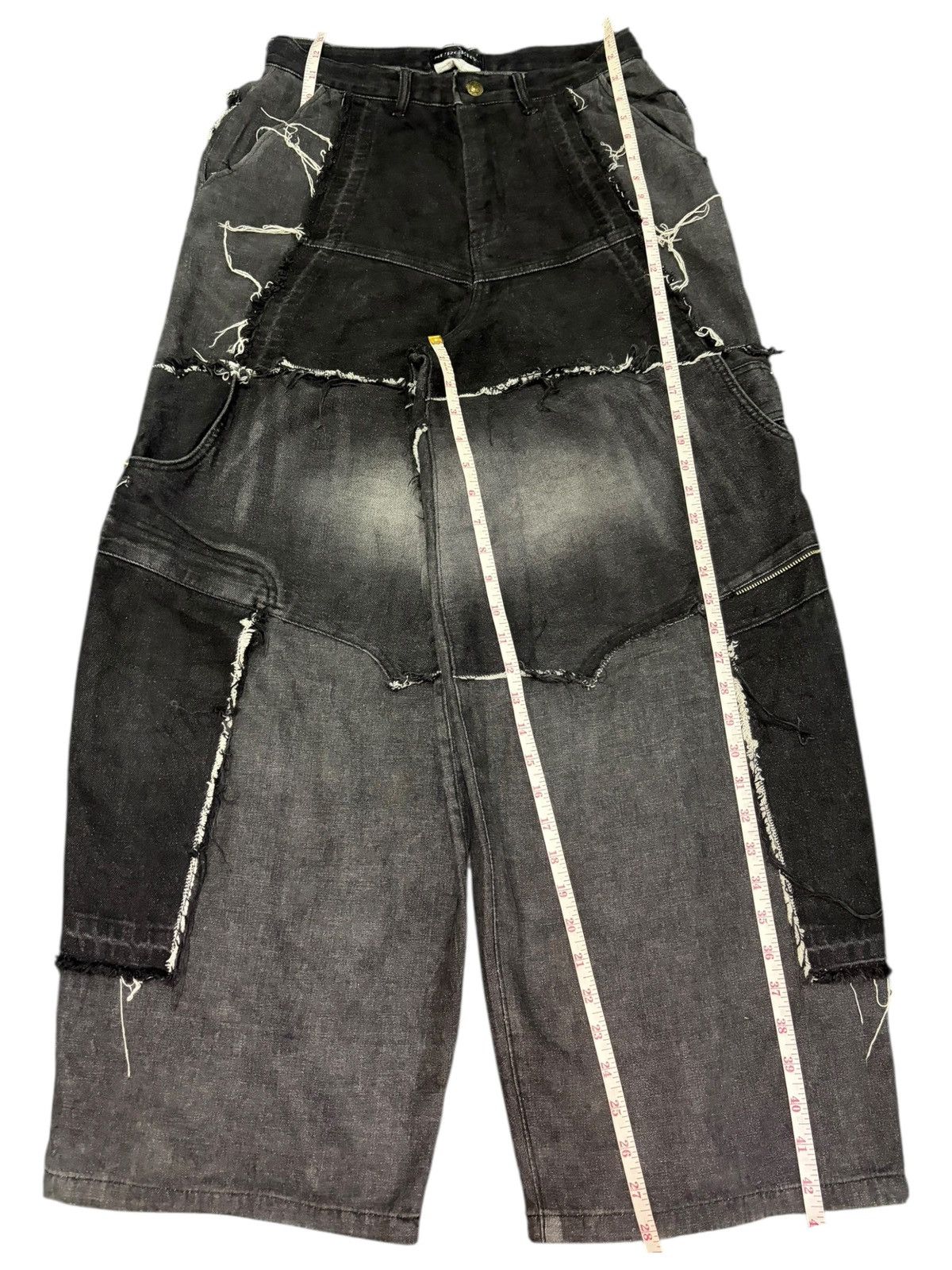 Kapital Vintage Japanese Brand Custom Patchwork Baggy Jeans Size US 29 - 7 Thumbnail