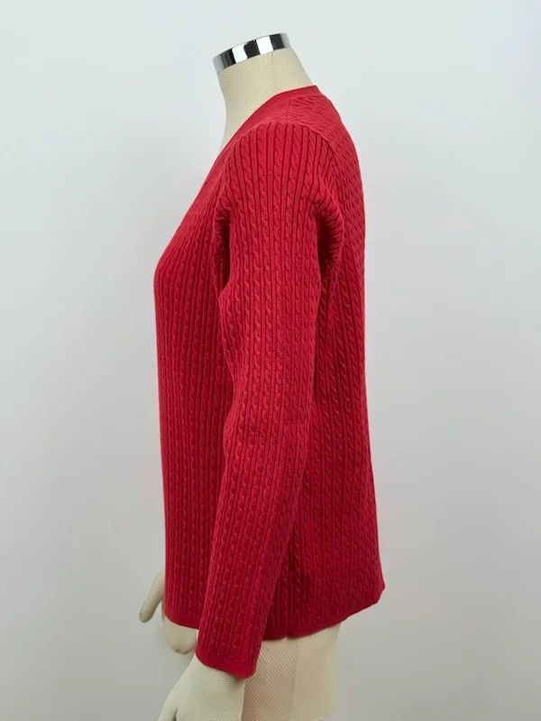 Lauren Ralph Lauren Cardigan Ralph Lauren Rosso Donna L Size L / US 10 / IT 46 - 5 Thumbnail