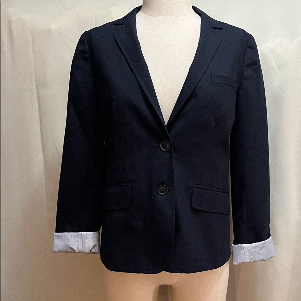 Gap GAP Dark Blue Tailored Blazer Size M / US 6-8 / IT 42-44 - 1 Thumbnail