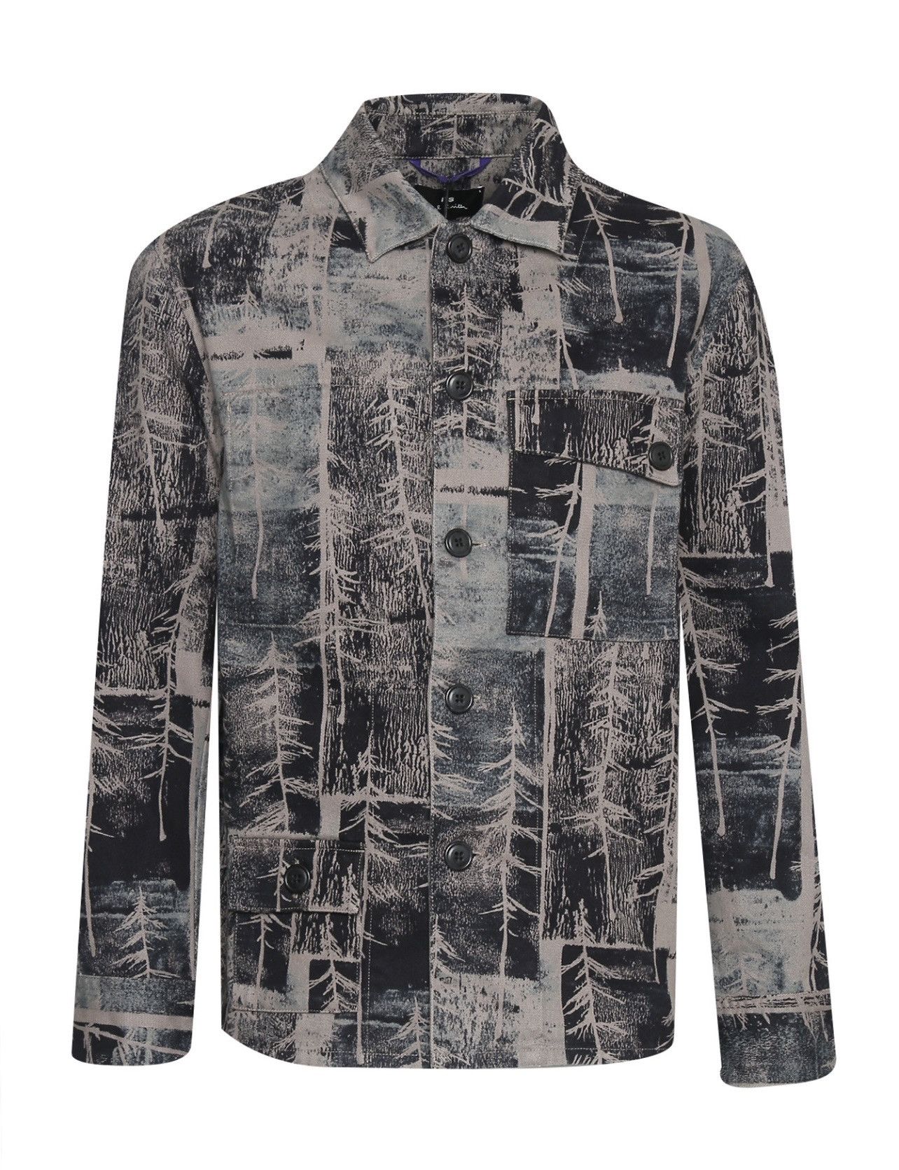 Paul Smith !DS! FW22 Paul Smith Grey Forest Summer Overshirt Jacket Size US M / EU 48-50 / 2 - 2 Thumbnail