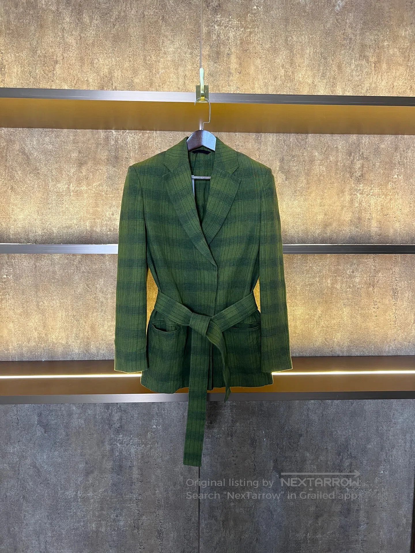 Acne Studios Acne Studios Linen Blend Blazer| Size 4XL / US 24-26 - 1 Thumbnail